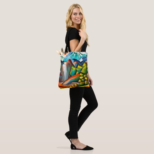 Rocky Mountain Torrent Tote Bag (Op model)