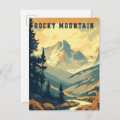  Rocky Mountain Travel Briefkaart (Voorkant / Achterkant)