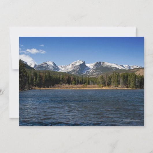 Rocky Mountain-uitnodiging Kaart (Voorkant)