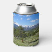 Rocky Mountain Uitzicht Schilderachtig Landschap Blikjeskoeler (Blikje Achterkant)