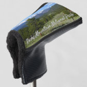 Rocky Mountain Uitzicht Schilderachtig Landschap Golfheadcover (3/4 voorkant)