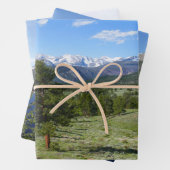 Rocky Mountain Uitzicht Schilderachtig Landschap Inpakpapier Vel (In situ)