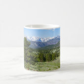 Rocky Mountain Uitzicht Schilderachtig Landschap Koffiemok (Center)