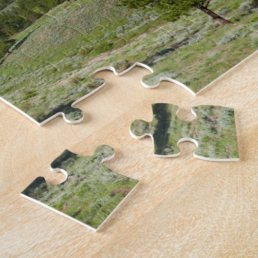 Rocky Mountain Uitzicht Schilderachtig Landschap Legpuzzel (Zijkant)