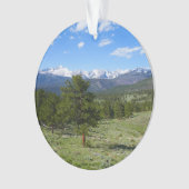 Rocky Mountain Uitzicht Schilderachtig Landschap Ornament (voorkant)