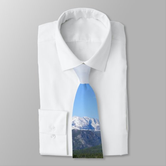 Rocky Mountain Uitzicht Schilderachtig Landschap Stropdas (Gebonden)