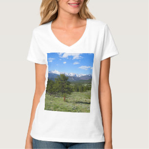 Rocky Mountain Uitzicht Schilderachtig Landschap T-shirt