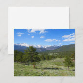 Rocky Mountain View Schitterend Landschap (Voorkant / Achterkant)