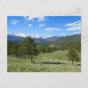 Rocky Mountain View Schitterend Landschap Briefkaart