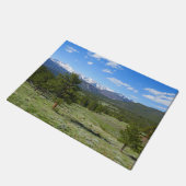 Rocky Mountain View Schitterend Landschap Deurmat (Schuin)