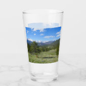 Rocky Mountain View Schitterend Landschap Glas (Achterkant)