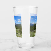 Rocky Mountain View Schitterend Landschap Glas (Rechts)