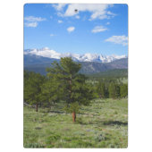 Rocky Mountain View Schitterend Landschap Klembord (Achterkant)