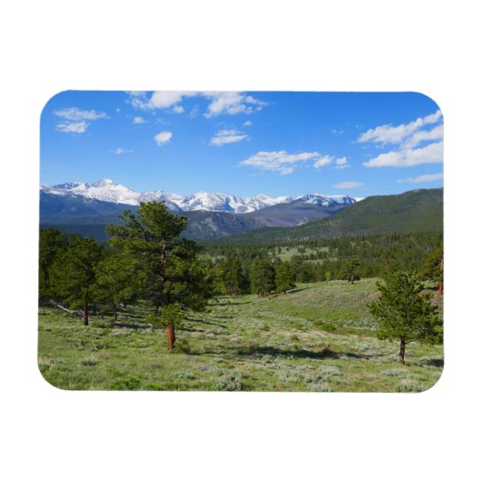 Rocky Mountain View Schitterend Landschap Magneet (Horizontaal)