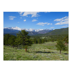 Rocky Mountain View Schitterend Landschap Perfect Poster