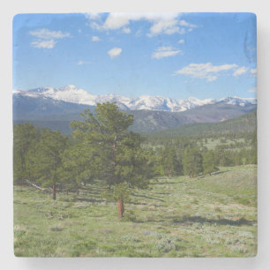 Rocky Mountain View Schitterend Landschap Stenen Onderzetter