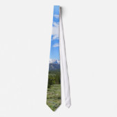 Rocky Mountain View Schitterend Landschap Stropdas (Voorkant)
