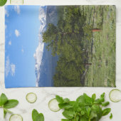 Rocky Mountain View Schitterend Landschap Theedoek (Gevouwen)