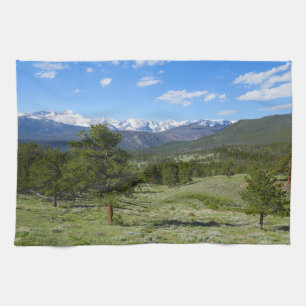 Rocky Mountain View Schitterend Landschap Theedoek