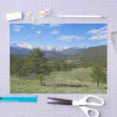 Rocky Mountain View Schitterend Landschap Tissuepapier (Craft)