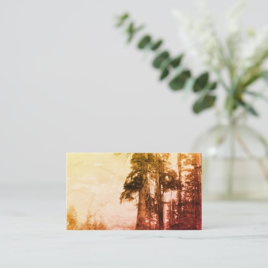 Rocky Mountain visitekaartje sjabloon foto kunst (Staand voorkant)