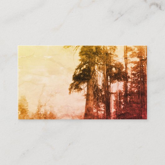 Rocky Mountain visitekaartje sjabloon foto kunst (Voorkant)