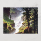 Rocky Mountain Waterfall - Albert Bierstadt Briefkaart (Voorkant)