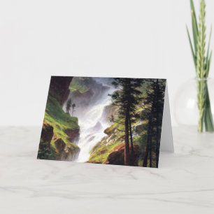 Rocky Mountain Waterfall - Albert Bierstadt Kaart