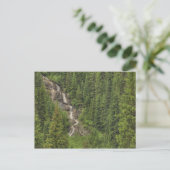 Rocky Mountain Waterfall Briefkaart (Staand voorkant)