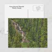 Rocky Mountain Waterfall Briefkaart (Voorkant / Achterkant)