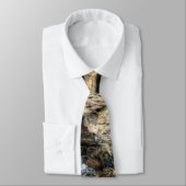 Rocky Mountain Waterfall Natuur Foto Stropdas (Gebonden)