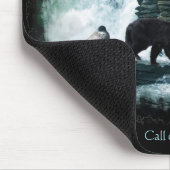 Rocky Mountain Waterfall & Wildlife Mousepad Muismat (Hoek)