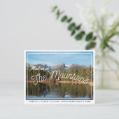 Rocky Mountain Wedding Save the Date Briefkaart (Staand voorkant)