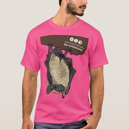Rocky Mountain Wild Bat Ambassadeur Oversized T-shirt (Voorkant)