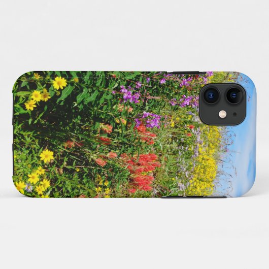 Rocky Mountain Wildbloemen Case-Mate iPhone Case (Achterkant (horizontaal))