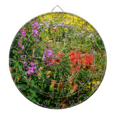 Rocky Mountain Wildbloemen Dartbord (Voorkant)