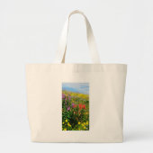 Rocky Mountain Wildbloemen Grote Tote Bag (Voorkant)