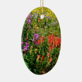 Rocky Mountain Wildbloemen Keramisch Ornament (Rechts)