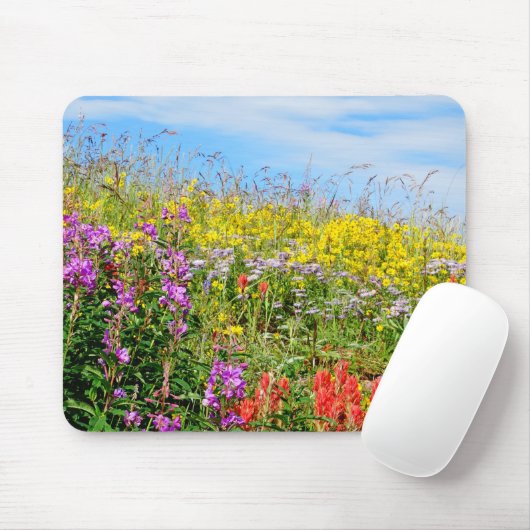 Rocky Mountain Wildbloemen Muismat (Met muis)