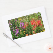 Rocky Mountain Wildbloemen Rechthoekige Sticker (Envelop)