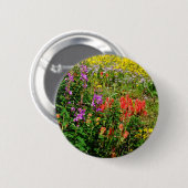 Rocky Mountain Wildbloemen Ronde Button 5,7 Cm (Voorkant /achterkant)