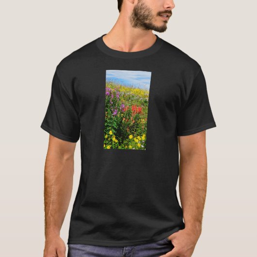 Rocky Mountain Wildbloemen T-shirt (Voorkant)