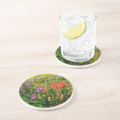 Rocky Mountain Wildbloemen Zandsteen Onderzetter (Zijkant)