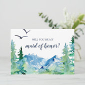 Rocky Mountain zal je zijn als mijn dienstmeisje v Kaart (Staand voorkant)