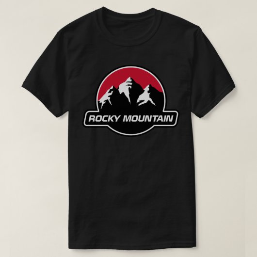 Rocky mountainbb logo Sticker T-shirt (Design voorkant)