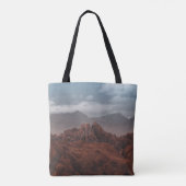 ROCKY MOUNTAINES ONDER GRAY SKIES TOTE BAG (Achterkant)