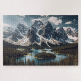 Rocky Mountains - Adembenemend Schilderachtig land Legpuzzel