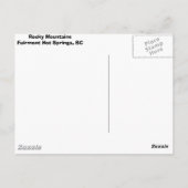 Rocky Mountains Briefkaart (Achterkant)