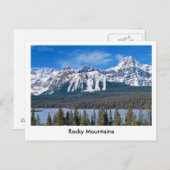 Rocky Mountains Briefkaart (Voorkant / Achterkant)