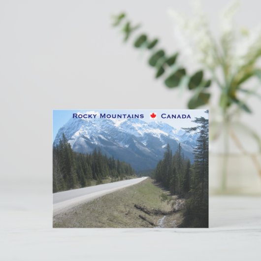 Rocky Mountains Canada Briefkaart (Staand voorkant)